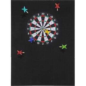 ROYALAY Enlarge Dart Board Wall Protectors, Felt Dart Board Backing Wall Protector, Extended Length Dartboard Surround, 48x36x0.5in Dart Board Accessories