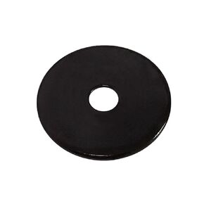 Wulankd 100 Pack 1/4" ID x 1" OD Fender Washer, Black Oxide, 18-8(304) Stainless Steel, Washers for 1/4" Screws & Bolts