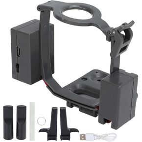 Drone Thrower System, Drone Airdrop System ABS and Electronic Components 400g Bear Load Drone Dropper Drone Accessories for Mavic 2 Zoom Grey and Black