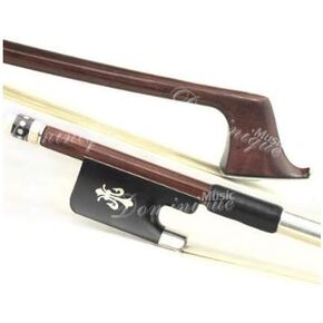 D Z Strad Model 205 Cello Bow Top Brazil Wood with Ebony Frog with inlayed fleur-de-lis 3/4 Size