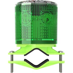 Aolyty Solar Strobe Warning Light IP54 Waterproof LED Flashing Safety Light Bright Warning Lamp Outdoor for Construction Traffic Dock Marine Beacon Road Signs (Blue)