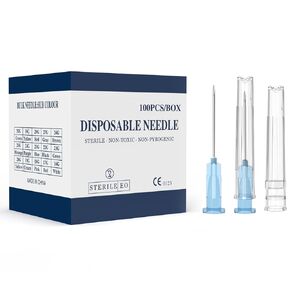 22 Gauge 1 Inch Needle (100 Pack), Sterile Disposable Injection Luer Lock Industrial Accessories Needles,Individual Packing