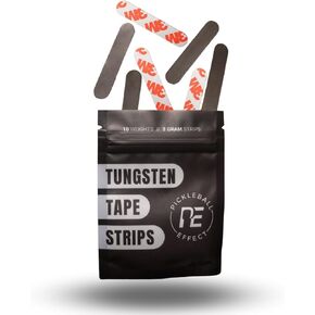 Tungsten Tape Strips | 10-3 gram Strips for Pickleball Paddle Weights Customization | Toxic Free Pickleball Lead Tape Alternative