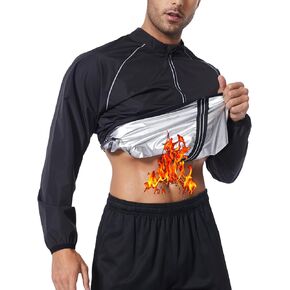 LAZAWG Sauna Vest for Men Sweat Sauna Tank Top Waist Trainer Sauna Suits Workout Vest