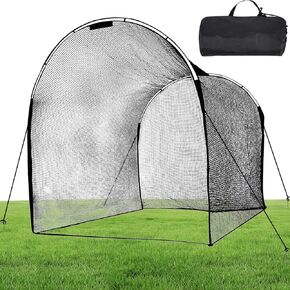 Batting Cage, Baseball Batting cage10×10×13FT, Baseball&Softball Batting Cages Net with Carrying Bag, Batting Cages for Backyard, Portable Baseball Batting Cage Net for Pitching Training Practice