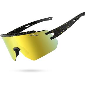Youth Polarized Sports Sunglasses, UV400 Protection Outdoor Sun Glasses for Men Women Youth Baseball Cycling Driving