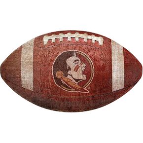 Florida State 12" Football Shaped Sign