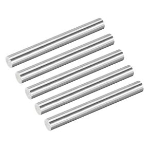 uxcell 5Pcs 304 Stainless Steel Rods, 13mm x 153mm Metal Solid Shaft Round Rod Lathe Bar Stock for Model Plane Cars Ship DIY Craft Metal Working