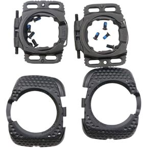 1 Pair Quick Release Cycling Shoes Cleats Self-Locking Pedal Aerodynamic for Wahoo for SpeedPlay for Zero (Black)
