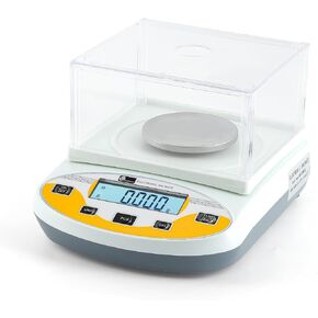 CGOLDENWALL Lab Scale 0.001g Laboratory Analytical Balance Digital Jewelry Weighing Scale 1mg Precision Electronic Scientific Scale Calibrated 110V (500g, 0.001g)