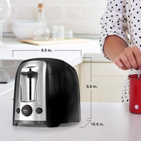 BLACK+DECKER 2-Slice Toaster, Red, TR1278RM in Kuwait