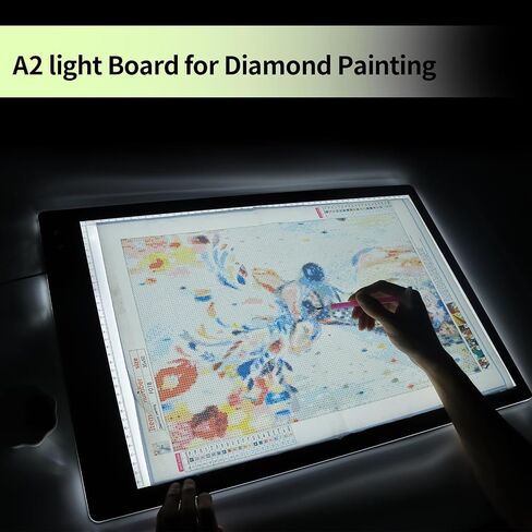 A4 Light Box for Tracing Light pad for Drawing Wsenlight Magnetic Light Board with 4 Magnets, USB Powered Portable Light Table for Weeding Vinyl Tattoo Drawing X-ray Viewing Diamond Painting Animation in Saudi Arabia