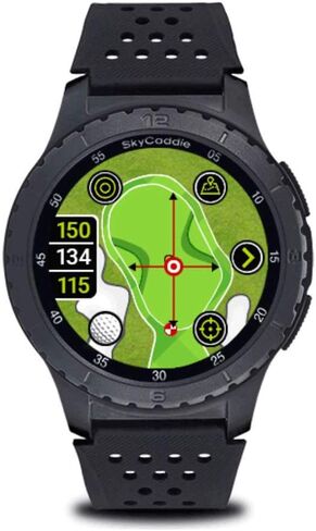 SkyCaddie LX2 Golf GPS Watch - Lightweight & Simple Golf Yardage Rangefinder Touchscreen Watch w/ 35K Courses, Intelligent Automation, & Scoring - Power Bundle with PlayBetter 5000mAh Portable Charger in Saudi Arabia