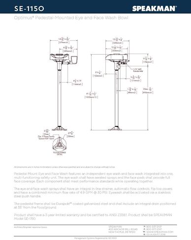 Speakman SE-1050 Bathroom-Hardware, 20.1, Stainless Steel in Saudi Arabia