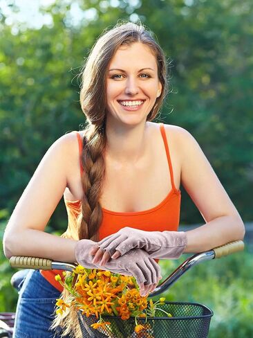 Maxdot Women Sunblock Fingerless Gloves Summer Driving Gloves Non Slip UV Protection Gloves for Outdoor in Saudi Arabia