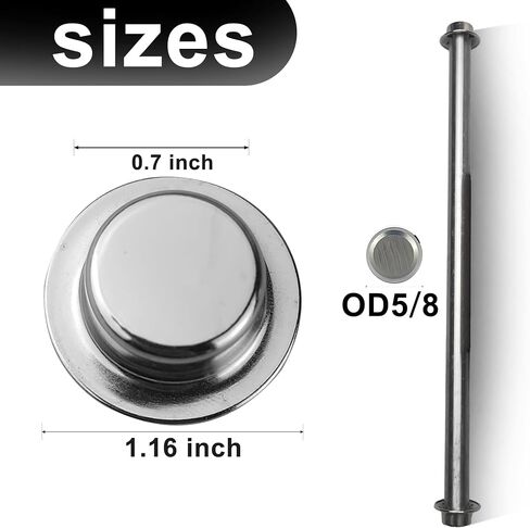 10 Pcs Boat Trailer Roller Shaft Cap(OD 1/2 or 5/8) in Kuwait