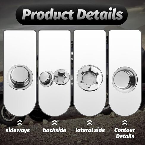 10 Pcs Boat Trailer Roller Shaft Cap(OD 1/2 or 5/8) in Kuwait