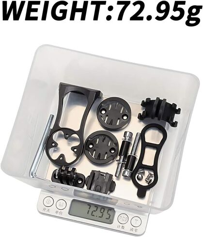 Bike Computer Mount - Bike Computer Handlebar Mount, Speedometer Lighting Flashlight Action Camera Compatible with Garmin Cateye Bryton and Other Bike Computer Bike Accessories (Blue) in Saudi Arabia