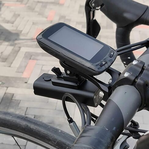 Bike Computer Mount - Bike Computer Handlebar Mount, Speedometer Lighting Flashlight Action Camera Compatible with Garmin Cateye Bryton and Other Bike Computer Bike Accessories (Blue) in Saudi Arabia