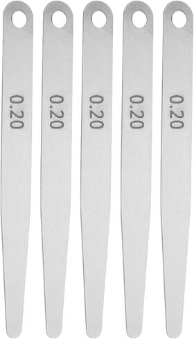 Feeler Gauge Set, Stainless Steel Feeler Gauge Ruler Welding Inspection Tool, Thickness Feeler Gauge,for Precision Gap Measurement (0.2) in Saudi Arabia