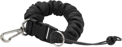 Tbest Diving Coil Lanyard,Diving Camera Lanyard Stainless Steel Spring Coiled Lanyard in Saudi Arabia