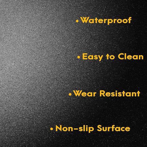 CyclingDeal 5/8" Thick High-Density Gym Floor Mats Tiles - 6 Pack 19.7"x19.7" Rubber Exercise Workout Equipment Ground Shock Absorbing Mat for Home Gym Garage in Saudi Arabia