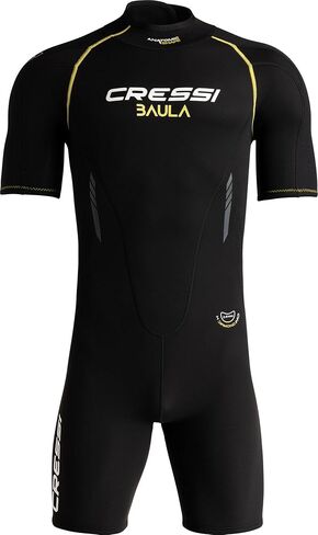 Cressi 2.5 mm Neoprene Wetsuit for Scuba Diving and Snorkeling in Temperate Waters - Baula Man - Designed in Italy in Kuwait