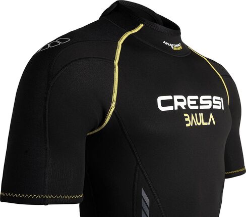 Cressi 2.5 mm Neoprene Wetsuit for Scuba Diving and Snorkeling in Temperate Waters - Baula Man - Designed in Italy in Kuwait