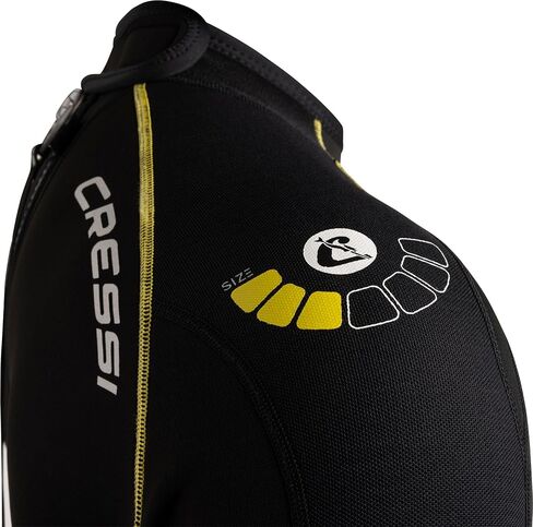 Cressi 2.5 mm Neoprene Wetsuit for Scuba Diving and Snorkeling in Temperate Waters - Baula Man - Designed in Italy in Kuwait