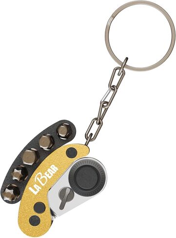 LABEAR- Red Mini Folding Ratchet Wrench Set, EDC tool, Reliable & Stylish Multitool Repair Kit in Saudi Arabia