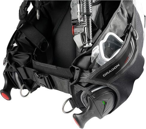 Mares Unisex Dragon SLS Weight System Scuba Diving BCD | Durable Stable Underwater Buoyancy Compensator | High-Lift Capacity, 420 D Cordura, Large Cargo Pockets in Saudi Arabia