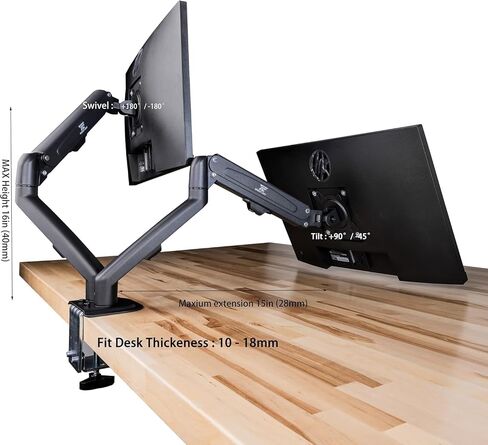 HP 24 inch 1080P Computer Monitor Bundle with Docztorm Dock, 24" Full HD (1920x1080) 75Hz Anti-Glare IPS Display with Built-in Speakers, HDMI, VGA, Ideal for Home and Business -2024 Model in Saudi Arabia