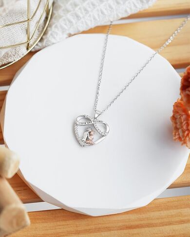 JOGDIAM Mothers Day Gifts for Grandma Granddaugther, Infinity Heart Pendant Birthday Christmas Jewelry Gifts for Women Girls in Saudi Arabia