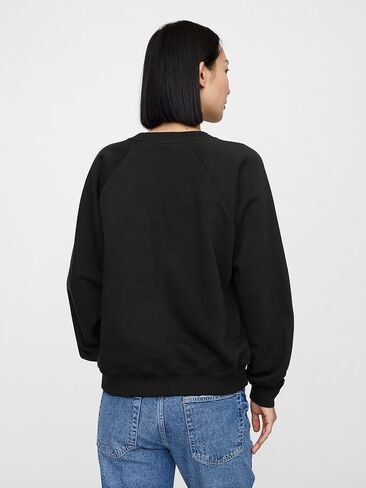 GAP Women's Logo Raglan Crewneck Sweatshirt in Saudi Arabia