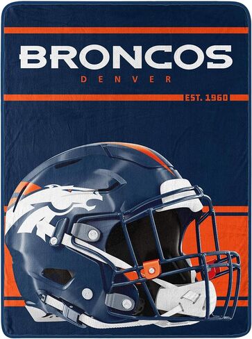 Northwest NFL New England Patriots 46x60 Micro Raschel Run Design RolledBlanket, Team Colors, One Size (1NFL059050076RET) in Saudi Arabia