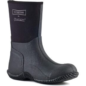 Ovation Women's Mudster Mid Calf Flexible Waterproof Self-Insulating Barn Boots