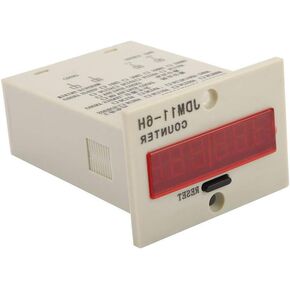 6 Digi Counter Digital Counter Device Mini Customer Traffic Counter Electronic Totalizer (DC 24V)