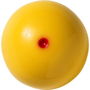 Total Control Golf Ball-Box of 6 ( Yellow with Red Dot, 48-Grams)