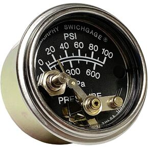 Murphy by Enovation Controls 20P7-100, 2" Pressure Swichgage w/Lockout, 0-100 psi (05703207)