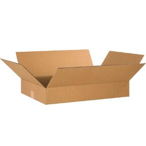 SHIP NOW SUPPLY 24x16x4 Flat Corrugated Boxes, Flat, 24L x 16W x 4H, Pack of 25 | Shipping, Packaging, Moving, Storage Box for Home or Business, Strong Wholesale Bulk Boxes