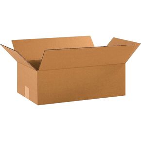PARTNERS BRAND 18 x 10 x 6 Corrugated Cardboard Boxes, Medium 18"L x 10"W x 6"H, Pack of 25 | Shipping, Packaging, Moving, Storage Box for Home or Business, Strong Wholesale Bulk Boxes
