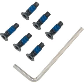 6PCS Extended with Adhesive Frontal Head Screws Electric Scooter Replacement Screws Screws 6pcs Hexagonal Wrench 1pcs Electric Scooter Head Screws Accessories Black