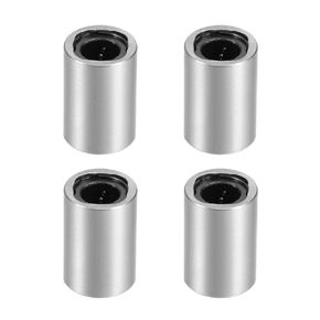 LM Series Bearing 4pcs LM4UU High Load Bearing Steel Ball Bearing 4mm(0.16in)*8mm(0.31in)*12mm(0.47in) Linear Bearing 3D Printers