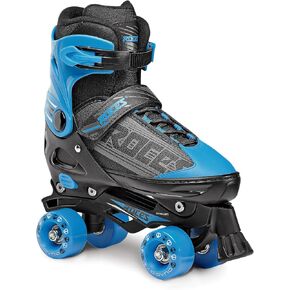 Roces Roces 550046 Men's Model Quaddy 1.0 Roller Skate, Black/Blue