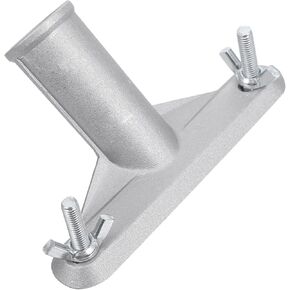 Roller Brush Telescopic Rod Broom Head Adapter Pole Handle Adapter Broom Push Broom Head Connector Mop Extension Pole Connector Broom Head Bracket Connecting Silver Aluminum Alloy