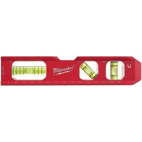Milwaukee 4932459097 Billet Torpedo Level, Red/Black