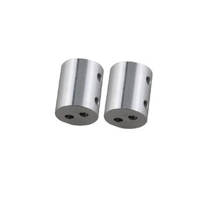 2PCS Adjustable Cylindrical Cable Locker with Spanner Wrench Wire Rope Lifting Code Cable Locker 0.7x0.57in Aluminium Wire Rope Cable Clamps for Household Construction Industrial Automotive