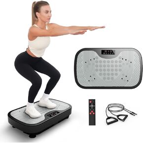 JOROTO Vibration Plate Exercise Machine, Vibration Platform Plate for Lymphatic Drainage & Weight Loss, Vibrating Plate Body Shaker Exercise Machine for Women Whole Body Workout Equipment