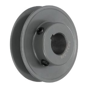 uxcell AK32-3/4 V-Belt Sheave 3/4"Bore 3.25"OD Single Groove Web Sheave Bored-to-Size Sheave, Cast Iron, Belt Section for 4L or A Belt
