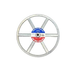 Chicago Die Cast 1400A6 Single V-Groove Pulley 14" X 5/8" Bore and Keyway. 100% Made in The USA!